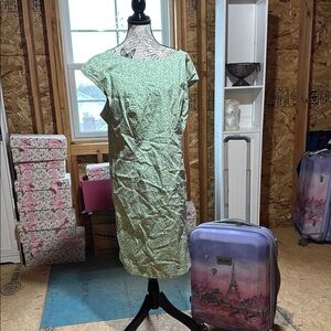 Green Patterned Dress